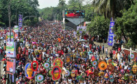 2012年4月4日，孟加拉國新年遊行