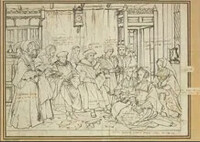 托馬斯爵士的家庭，1527年作品