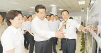 2011年5月6日賈慶林主席親臨物流港指導工作