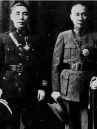 蔡孟堅（左）與何成浚 攝於1933年