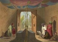 一副19世紀的油畫：伽色尼的陵墓