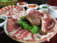 韓國料理烤肉照片