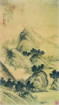 山水圖[清代唐岱創作中國畫]