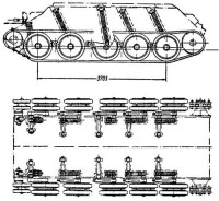 T-34的克里斯蒂懸掛示意圖