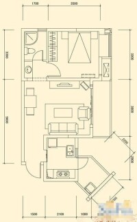 重慶奧林匹克花園樓盤戶型圖舉例