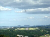 從高山航空公園看到的高松機場