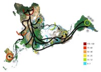 人類遷移線路圖