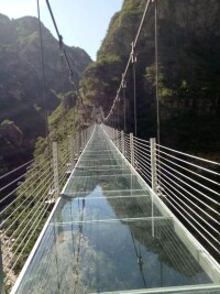 玻璃棧道[河北省淶源縣白石山景區]