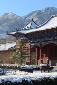 醴泉寺景區雪景圖