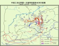 中國工農紅軍第一方面軍路線圖