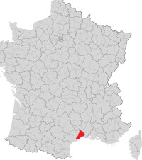 蒙彼利埃地區在法國的位置