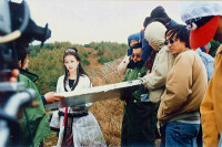 1995年11月《甘十九妹》拍攝現場