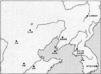 原田淑人調查朝鮮和中國古遺跡示意圖