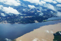 巴西馬瑙斯附近的內格羅河