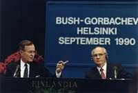 1990年布希與戈爾巴喬夫
