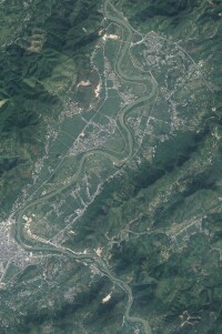 2017年東壩鎮衛星地圖