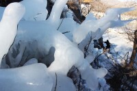 雕窩峪冰瀑·