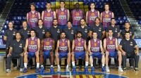 西班牙巴塞羅那籃球俱樂部集體照