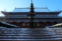 青陽鎮醴泉寺雪景