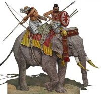 戰象依然是笈多帝國軍隊的重要組成部分