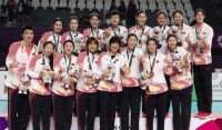 2018年中國女排獲得冠軍