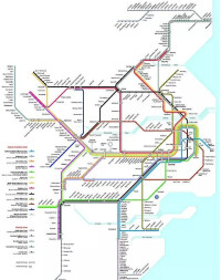 悉尼的交通路線圖