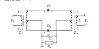 二極體平衡同步檢波電路