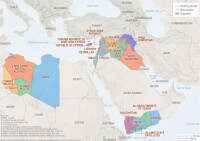 阿拉伯之春5年後(2016年)的中東:利比亞,敘利亞,葉門3國四分五裂