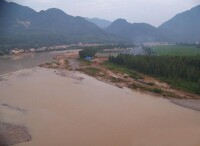 西鄉縣涇洋河三里河段河谷地貌