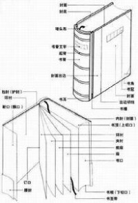 書籍各部位的名稱