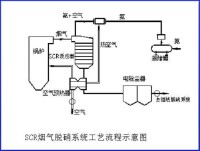 scr煙氣脫氮技術流程示意圖