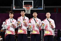 2018年8月26日，雅加達亞運會男子三人籃球決賽，中國隊19比18勝韓國隊。