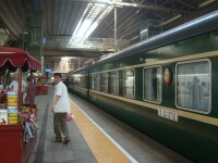 朝鮮鐵路的25K型客車在北京站