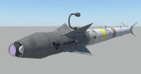 AIM-9X 噴管內部的燃氣舵