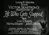 《He Who Gets Slapped》1924年