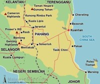 彭亨州地圖