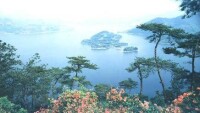 沃洲湖風景照
