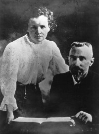 皮埃爾·居里與妻子