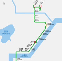 杭州地鐵4號線線路圖