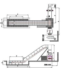 廢紙打包機基礎布置圖