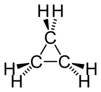 環丙烷結構式