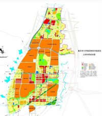 重慶大學城規劃圖