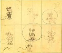 埃沃克斯的設計稿，現藏迪士尼家族博物館
