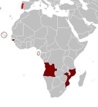 非洲葡萄牙殖民地示意圖