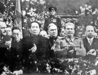 1949年毛澤東訪問蘇聯時與斯大林在一起