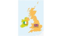 英國與愛爾蘭在地理位置上的關係