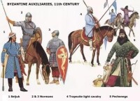 由各類游牧騎兵和西歐騎士組成的拜占庭輔助部隊