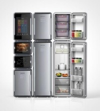 未來冰箱概念圖