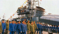 領導人視人民海軍第一型導彈驅逐艦