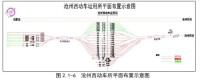 滄州西動車運用所平面布置示意圖